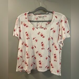 Lucky Brand Flower Top